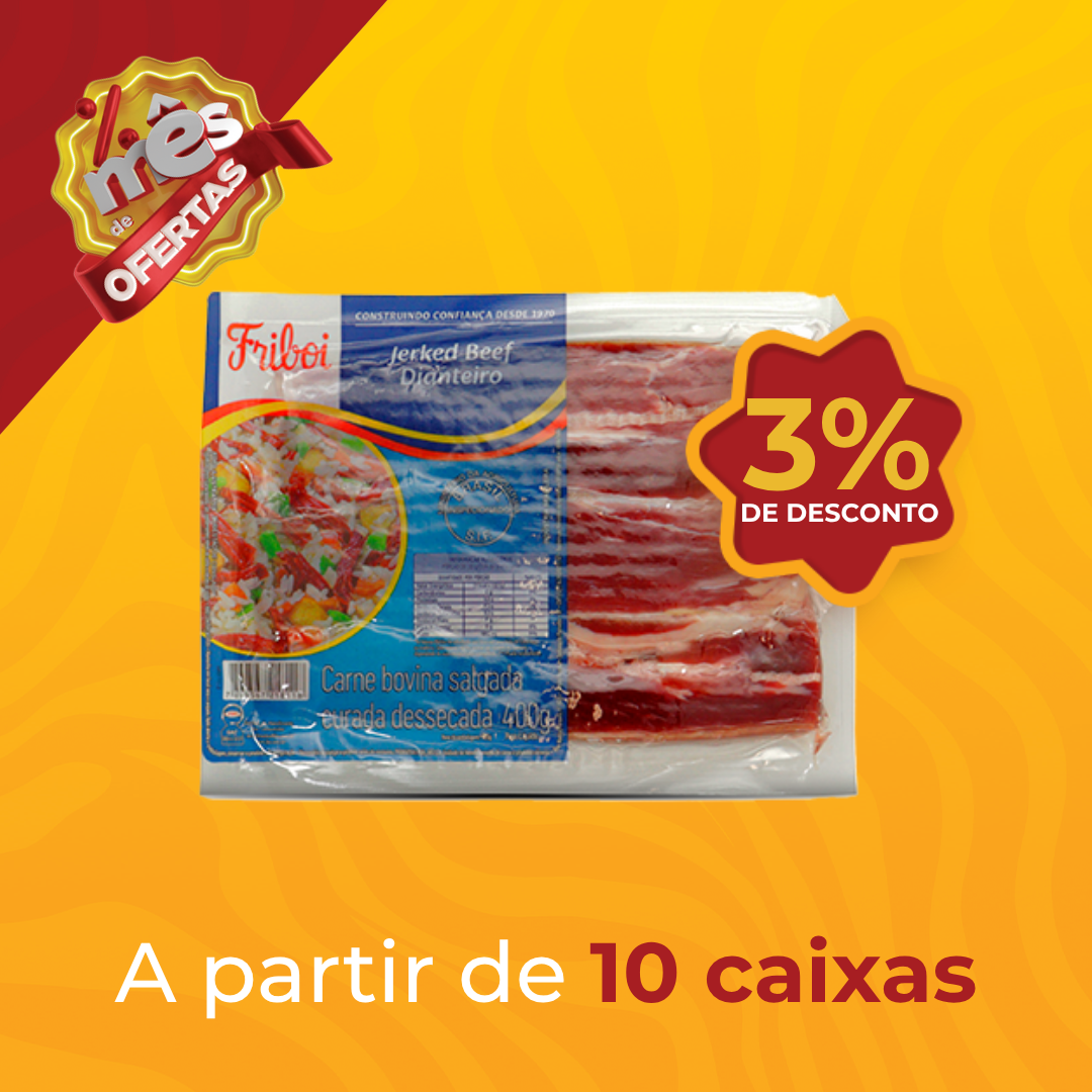 Jerked Beef Dianteiro 400g - Friboi